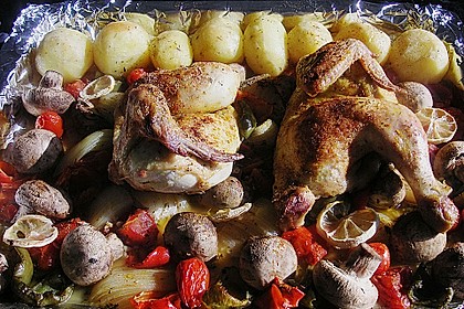 Knuspriges Huhn vom Blech &agrave; la Sylvia 6