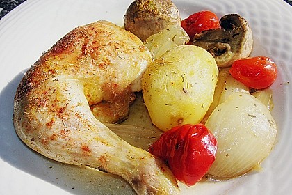 Knuspriges Huhn vom Blech &agrave; la Sylvia 7