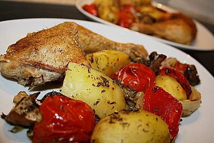 Knuspriges Huhn vom Blech &agrave; la Sylvia 8