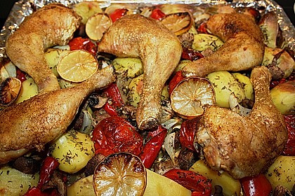 Knuspriges Huhn vom Blech &agrave; la Sylvia 9