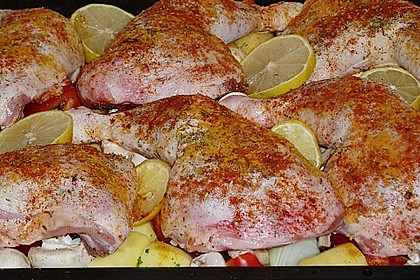 Knuspriges Huhn vom Blech &agrave; la Sylvia 11