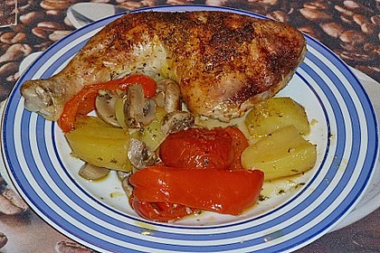 Knuspriges Huhn vom Blech &agrave; la Sylvia 13