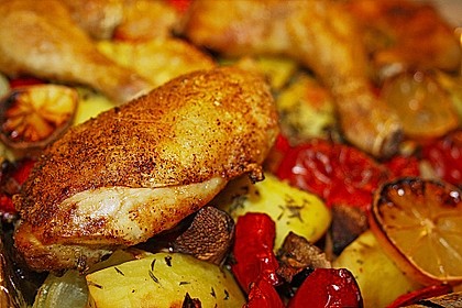 Knuspriges Huhn vom Blech &agrave; la Sylvia 15