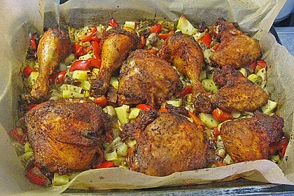 Knuspriges Huhn vom Blech &agrave; la Sylvia 20
