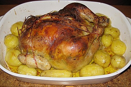 Gef&uuml;lltes Huhn