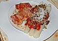 Spargel wei&szlig; - rot