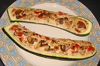 Gefüllte Zucchini 17