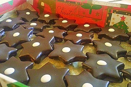 Schokoladen - Marzipan - Sterne