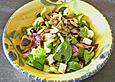Lieblingssalat mit Birne, Balsamico, Feta, Pinienkernen