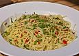 Spaghetti aglio, olio e peperoncino