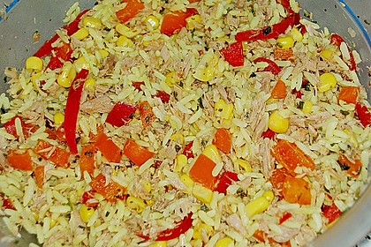 Reis - Thunfisch - Salat