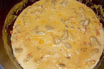 Besonderes Geschnetzeltes in Zwiebel - Sahne - Wei&szlig;wein - So&szlig;e 4