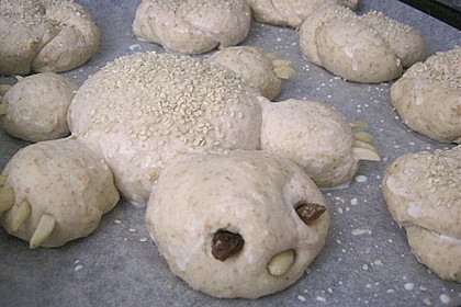 Br&ouml;tchen mit Quark und Hefe 35