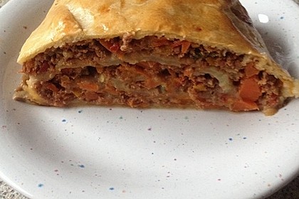 Hackfleisch Paprika Käse Strudel von Nela67 Chefkoch de