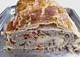 Hackfleisch - Paprika - K&auml;se - Strudel