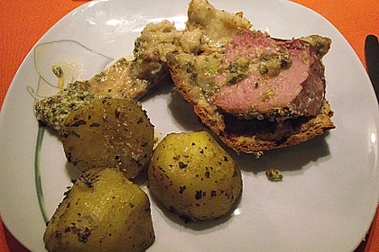 Kassler im Brotmantel