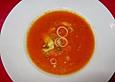 M&ouml;hrensuppe mit Scamorza