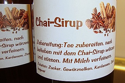 Chai - Sirup 6