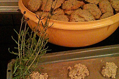 Lavendel - Haferflockenpl&auml;tzchen 4