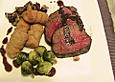 Mariniertes Rehfilet mit Kastanien - Rosenkohl - Gem&uuml;se