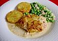 Sahne - Zwiebel - Schnitzel