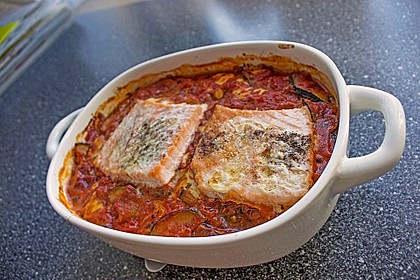 1a Lachs mit Zucchini und Tomaten 4