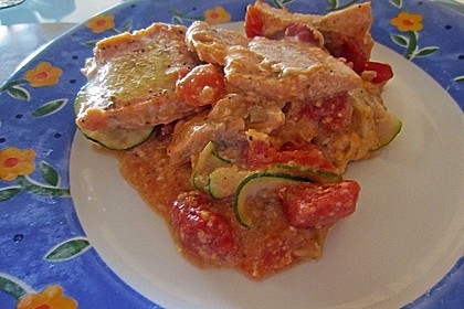 1a Lachs mit Zucchini und Tomaten 17