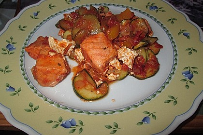 1a Lachs mit Zucchini und Tomaten 12