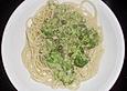 Spaghetti mit Brokkoli - Pistazien - Creme