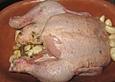 Knoblauch - Huhn mit Dattel - Chili - Spinat