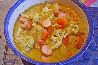 Bunte Gemüsesuppe nach Bärbel