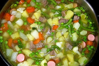 Bunte Gemüsesuppe nach Bärbel 1
