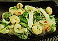 Glasnudelsalat mit Garnelen und Tintenfisch