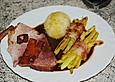 Schweinekrustenbraten in Schwarzbierso&szlig;e