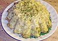 Kartoffelpudding mit Schafk&auml;se