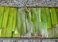 Hackbraten im Porreemantel mit Paprikasauce