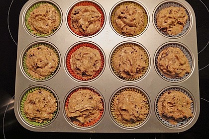Erdnuss - Schokoladen - Muffins