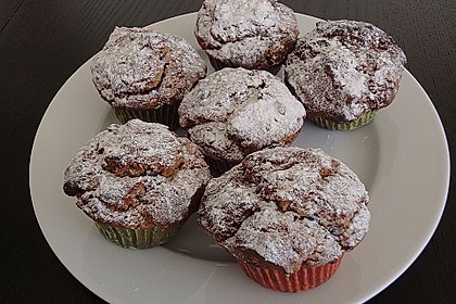 Erdnuss - Schokoladen - Muffins 2