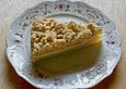 Apfelkuchen mit Vanillecreme und Streusel