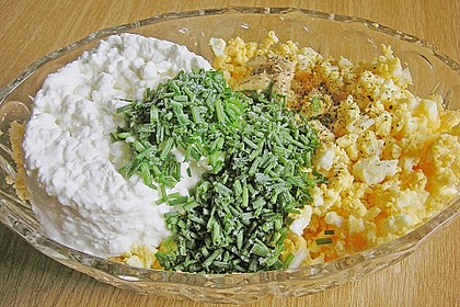 Fettarmer Eiersalat ohne Mayonnaise 4