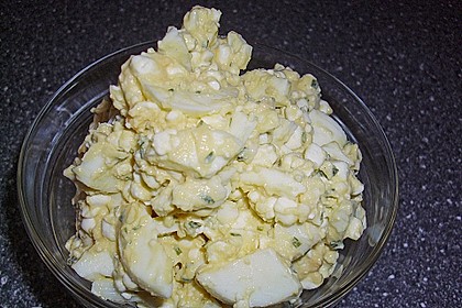 Fettarmer Eiersalat ohne Mayonnaise 7