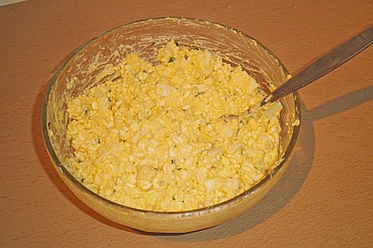 Fettarmer Eiersalat ohne Mayonnaise 9