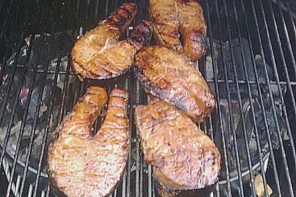 Gegrillter Lachs