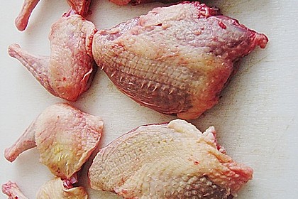 Zweierlei von der Taube auf Julienne von M&ouml;hren und Zuckerschoten 1