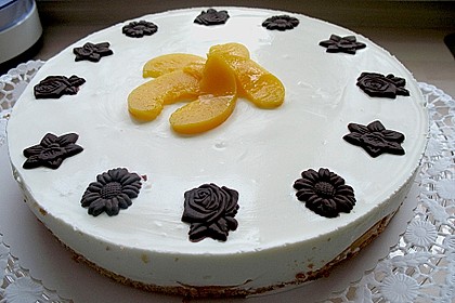 Quark - Pfirsich - Sahne - Torte