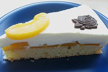 Quark - Pfirsich - Sahne - Torte 1