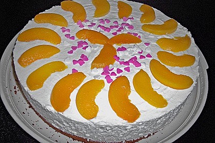 Quark - Pfirsich - Sahne - Torte 7