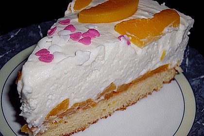 Quark - Pfirsich - Sahne - Torte 8