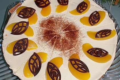 Quark - Pfirsich - Sahne - Torte 12