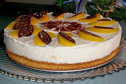 Quark - Pfirsich - Sahne - Torte 13